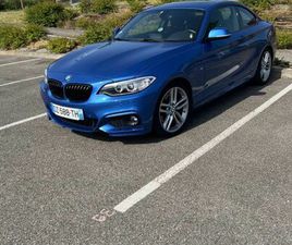 BMW SERIE 2 228 BMW 228I F22 M SPORT BLEU ESTORIL 245CH 2016