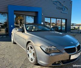 BMW SERIE 6 CABRIOLET 630 BMW SERIE 6 CABRIOLET (E64) 630CIA 258 CH PACK LUXE
