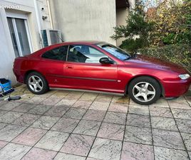 PEUGEOT 406 COUPE PEUGEOT 406 COUPÉ V6 - 2003 - 184 000 KM - ROUGE FONCÉ