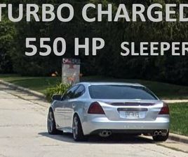 2005 PONTIAC GRAND PRIX TURBO+IC, 550HP FULLY BUILT FORGED 3800 ON E85