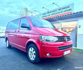 VOLKSWAGEN TRANSPORTER VOLKSWAGEN TRANSPORTER MULTIVAN 7 PLACES 2.0L TDI 140CH 1ÈRE MAIN ORIGINE FRANCE DOUBLE PORTE LATÉRALE