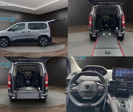 PEUGEOT RIFTER RIFTER GT L1 * NEUF * TPMR 4 + 1 UFR - 1.5 L HDI - 130 CV – BVA / 4 PLACES + 1 FAUTEUIL ROULANT PMR HANDICAP