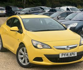 VAUXHALL ASTRA GTC 2014 (14) - 1.4T 16V 140 SPORT 3DR AUTO