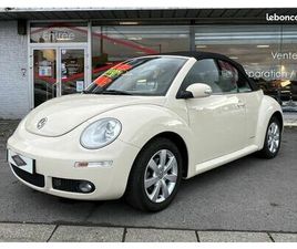 VOLKSWAGEN NEW BEETLE CABRIOLET VOLKSWAGEN NEWBEETLE CABRIOLET 1.4 75 CV UNITED FAIBLE KILOMETRAGE