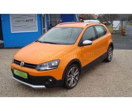 VOLKSWAGEN CROSSPOLO VOLKSWAGEN POLO 1.2 70 TRENDLINE CROSS ! NAVIGÁCIÓ . BŐR MULTI KORMÁNY .KIHANGOSÍTÓ . EL TÜKÖR . AUX . USB