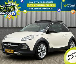 OPEL ADAM ROCKS OPEL ADAM 1.0 TURBO 90PK ADAM ROCKS BLITZ | CABRIO | CRUISE CONTROL | STOELVERWARMING | STUURVERWARMING | PARKEERSENSOREN | DAB RADIO |