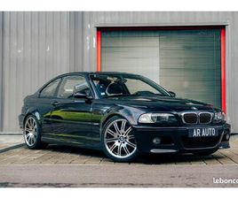 BMW SERIE 3 COUPE M3 BMW M3 E46 PH1 3.2L SMG II / ORIGINE FRANCE / GARANTIE / CARBONSCHWARZ