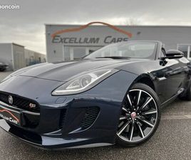 JAGUAR F-TYPE S CABRIOLET 3.0 V6 S 380 SUPERCHARGED BLEU DARK SAPPHIRE * PACK BLACK EXTERIEUR * SIEGES SPORT A MEMOIRE * JANTES 19