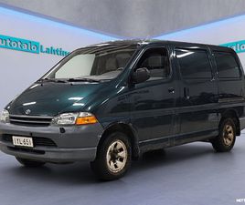 TOYOTA HIACE 2,4 TDSL AUTOMAATTI * VETOKOUKKU * LÔPIJUOSTAVA * LOHKOLÔMMITIN * VANEROINTI * HARVOIN TARJOLLA! *