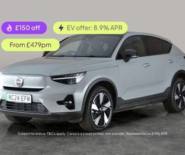 VOLVO C40 TWIN RECHARGE 82KWH PLUS SUV 5DR ELECTRIC AUTO AWD (408 PS)
