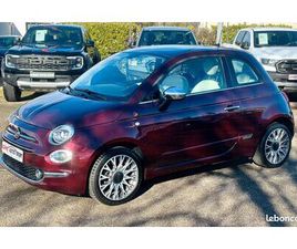 FIAT 500 1.2 70CV FINITION LOUNGE GPS APPLE CARPLAY BLUETOOTH + RADARS DE RECUL + TOIT PANO