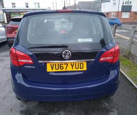 VAUXHALL MERIVA 2017 VAUXHALL MERIVA 1.4I 16V LIFE 5DR MPV PETROL MANUAL
