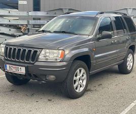 JEEP GRAND CHEROKEE 3,5TO ZUGLAST 2,7 CRD WJ