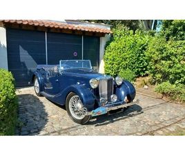 1938 MG VA BLEU FONCÉ MANUEL, 4 VITESSES CONDUITE À DROIT...