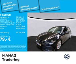 GOLF VIII GTI CLUBSPORT 2.0 TSI NAVI LED PANO KAMERA ALU19ESTORILBLACK