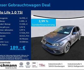 VOLKSWAGEN POLO LIFE 1.0 TSI+LED+AHK+ACC+IQ-DRIVE+CLIMA+SHZ