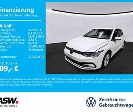 VOLKSWAGEN GOLF VOLKSWAGEN GOLF LIFE 2.0 TDI DSG LED NAVI RFK PDC SHZ ACC