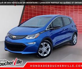 CHEVROLET BOLT EV 2019 CHEVROLET BOLT EV LT 420 KM D'AUTONOMIE!