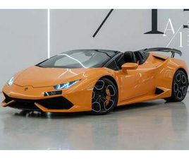 LAMBORGHINI HURACAN SPYDER LAMBORGHINI HURACAN 2017 LAMBORGHINI HURACAN SPYDER, FULL SERVICE HISTORY, EXCELLENT CONDITION, GCC SPEC
