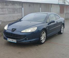 PEUGEOT 407 COUPE PEUGEOT 407 COUPÉ 2.2 BENZYNA BI-KSENON , PODGRZEWANE FOTELE ALUFELGI LUZINO • OLX.PL