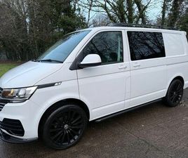 VOLKSWAGEN TRANSPORTER T6.1 TDI 6 SEAT KOMBI STARTLINE SWB IN CANDY WHITE - EURO SIX