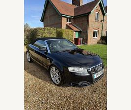 AUDI A4 CABRIO 2.0 TFSI S LINE SPECIAL EDITION MULTITRONIC 2DR