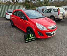 2012 VAUXHALL CORSA 1.2 LIMITED EDITION 3DR HATCHBACK PETROL MANUAL