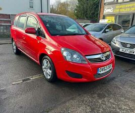 2012 VAUXHALL ZAFIRA 1.7 CDTI ECOFLEX EXCLUSIV EURO 5 5DR (SNAV) MPV DIESEL MANUAL