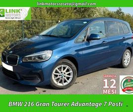 BMW SERIE 2 GRAN TOURER 216 SERIE 2 G.T. (F46) 216D GRAN TOURER ADVANTAGE