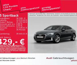 AUDI A5 SPORTBACK 40 TDI AUDI A5 SPORTBACK 40 TDI S TRONIC ADVANCED VIRTUAL+/N
