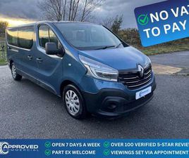RENAULT TRAFIC 2020 RENAULT TRAFIC (70) NO VAT! 9 SEATER MINIBUS LL30 LWB 2.0 DCI 145 BUSINESS ENERGY EURO 6 MPV...
