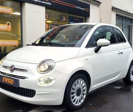 FIAT 500 FIAT 500 1.2 69 CH LOUNGE / CARPLAY / REGULATEUR DE VITESSE / RADARS DE RECUL