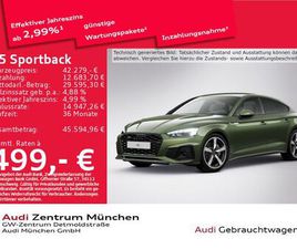 AUDI A5 SPORTBACK 45 TFSI QU. S TRONIC 2X S LINE STDH