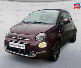 FIAT 500C 1.2 8V 69CH ECO PACK STAR D'OCCASION - HESS AUTOMOBILE