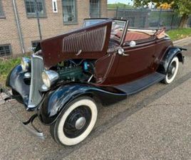 FORD MODEL B FORD MODEL B CABRIOLET 1933 ALL STEEL! — OLDTIMERS — MARKTPLAATS