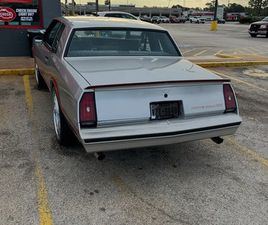 CHEVROLET MONTE CARLO 1985 CHEVROLET MONTE CARLO