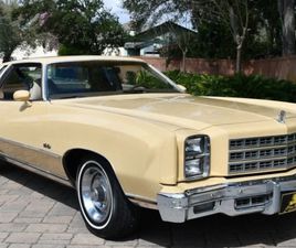 CHEVROLET MONTE CARLO 1977 CHEVROLET MONTE CARLO BUCKET SWIVEL SEAT CONSOLE A/C POWER STEERING & BRAKE