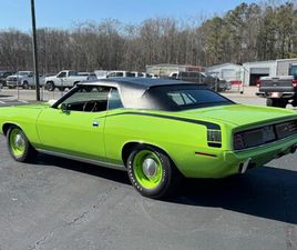 PLYMOUTH CUDA PLYMOUTH CUDA CONVERTIBLE 528 CI HEMI-RESTO MOD 5 SPEED TREMEC