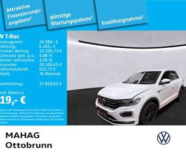 T-ROC 2.0 TSI 4MOT. SPORT AHK NAVI LED KAMERA ALU189SUZUKABLACK