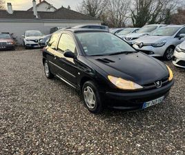 PEUGEOT 206 PEUGEOT 206 (2) 1.4 XLINE 3P HISTORIQUE D'ENTRETIEN GARANTIE TOIT OUVRANT 2ÈME MAIN FAIBLE KILOMÉTRAGE