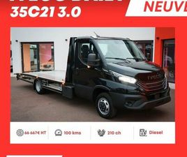 IVECO DAILY 35C21 3.0 210CH PORTE VOITURE NEUF BOÎTE AUTOMATIQUE