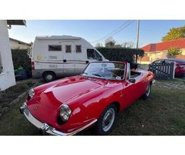 FIAT 850 SPIDER 1971 FIAT 850 SPIDER ROUGE MANUEL, 4 VITESSES CONDUITE À...
