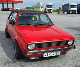 VOLKSWAGEN GOLF CABRIOLET GOLF I CABRIO