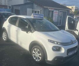 CITROËN C3 1,5 BLUE HDI 100 FEEL 2PLACES 2020 190KMS 1ÈREMAIN 4990E TVA RÉCUPÉRABLE
