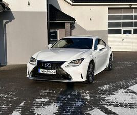 LEXUS RC RC350 LEXUS RC 350, RWD, F-SPORT, 8 BIEGOW, ZAMIANA LUZINO • OLX.PL