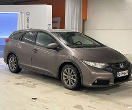 HONDA CIVIC TOURER TOURER 1,8I LIFESTYLE BUSINESS AT ADAS ** SUOMI-AUTO / VAKKARI / P.KAMERA / LOHKO+SISÄP. / TUTKAT / XENON **