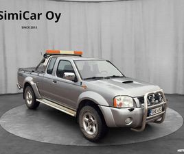 NISSAN KINGCAB KING CAB 2.5DI-BPUD22-PICKUP-4X4 *KAUKOSÔÔTÖ WEBASTO* MAJAKKA+TYÖVALOT* HINTA SISÔLTÔÔ ALV 25.5%*