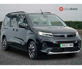 VAUXHALL COMBO 52KWH ULTIMATE XL MPV 5DR ELECTRIC AUTO (7.4KW CHARGER) (136 PS)
