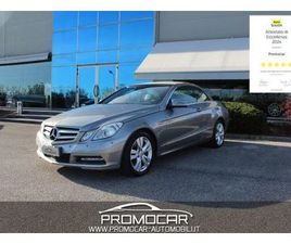 MERCEDES-BENZ E 250 CDI CABRIO BLUEEFFICIENCY SPORT *MANUALE*