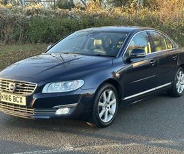 VOLVO S80 DRIVE 2016 (16) 2.0 D4 SE LUX SALOON 4DR DIESEL AUTO EURO 6 (START/STOP) (181 PS)